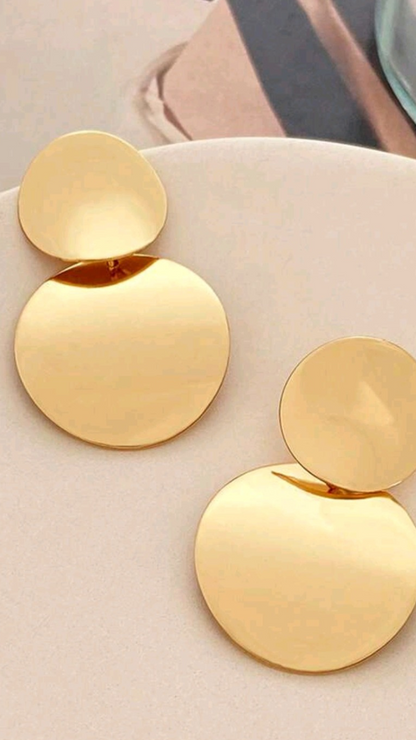 Gold / Silver Earrings JU0246