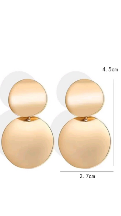 Gold / Silver Earrings JU0246