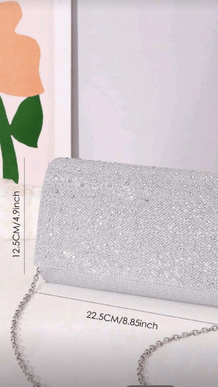 Silver Evening Bag EB017