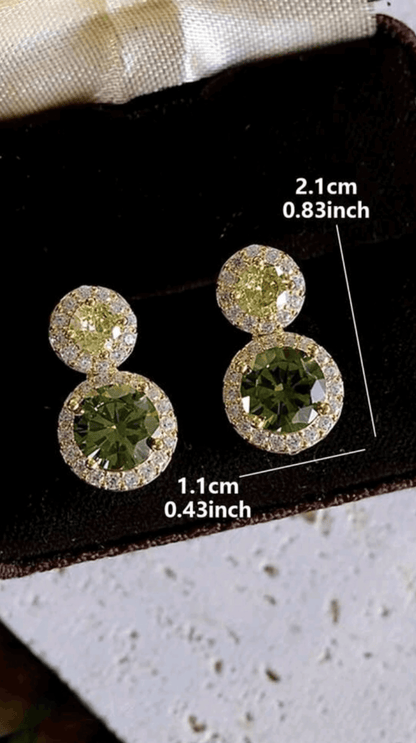 Green Earrings JU0205