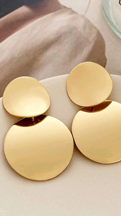 Gold / Silver Earrings JU0246