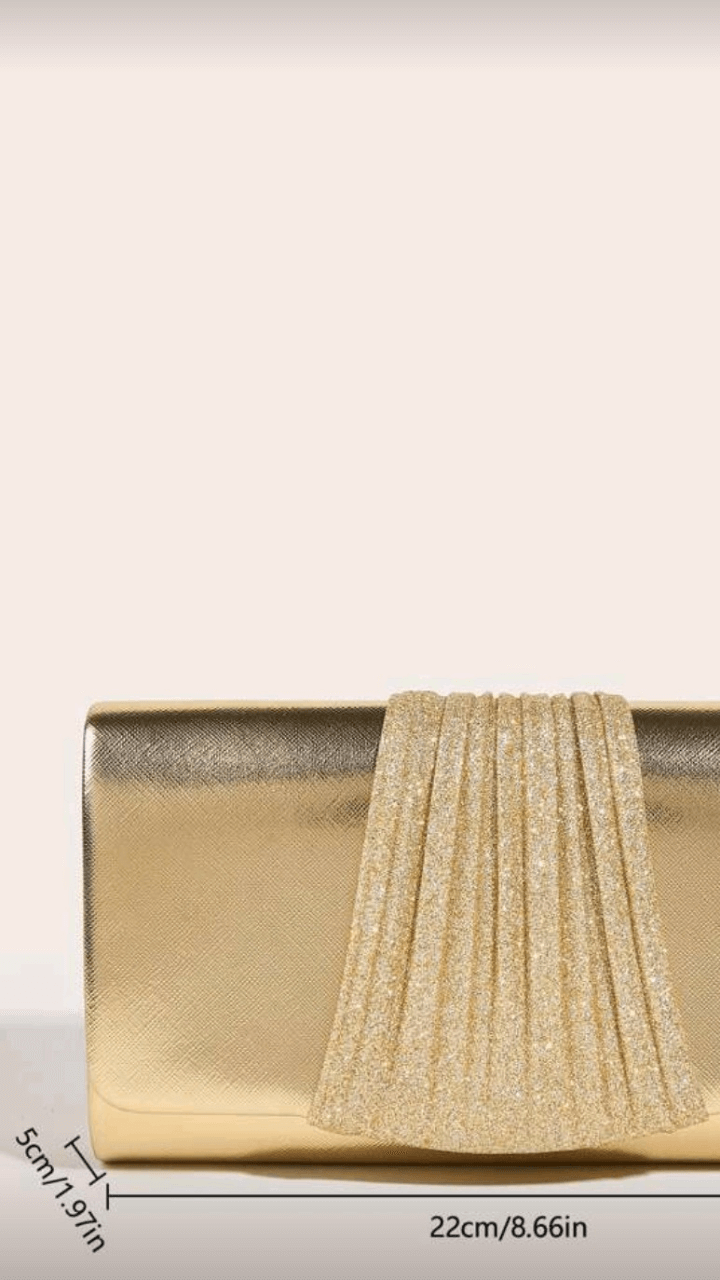 Gold / Silver Clutch Bag EB008