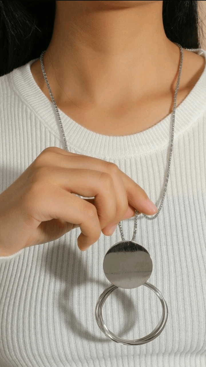 Silver Ring Pendant JU0401