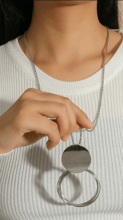 Silver Ring Pendant JU0401