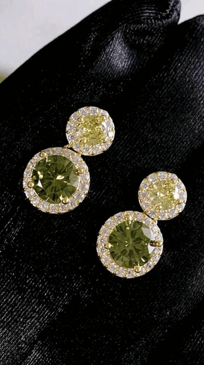 Green Earrings JU0205