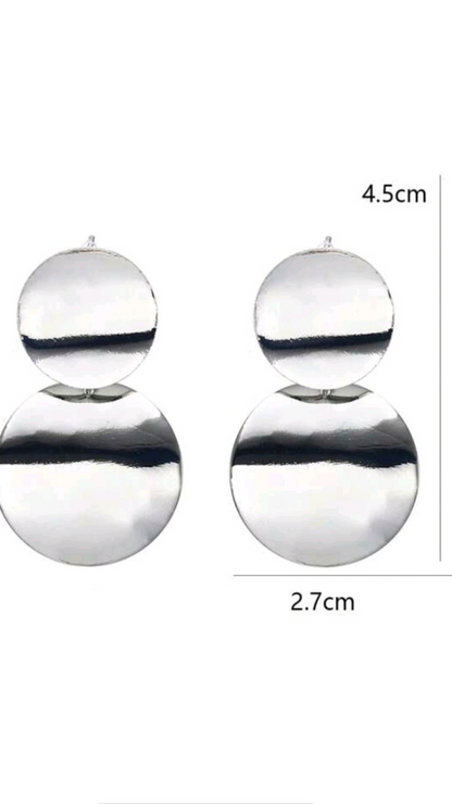 Gold / Silver Earrings JU0246