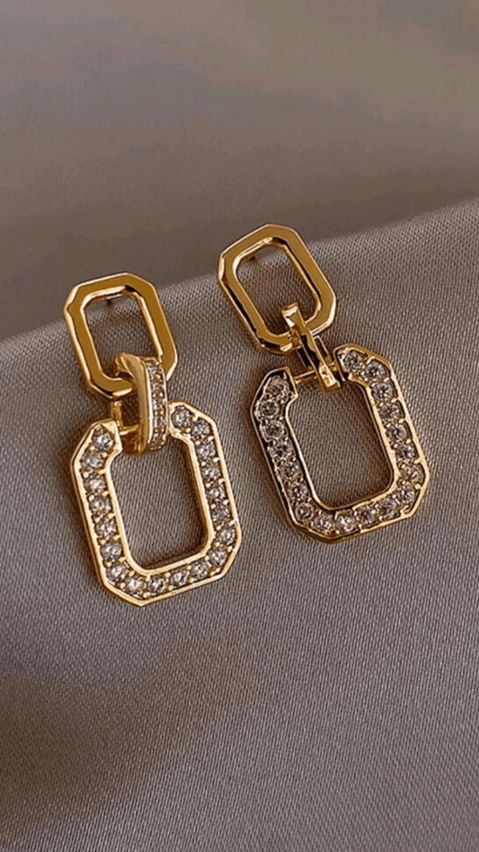Gold Plated Earrings JU0181