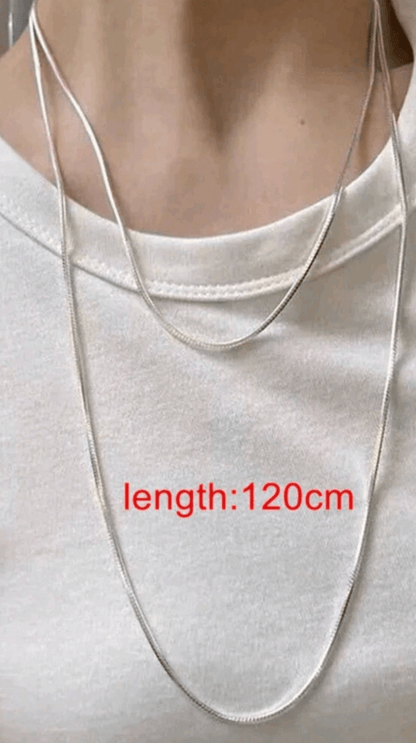 Gold / Silver Chain Necklace JU0350