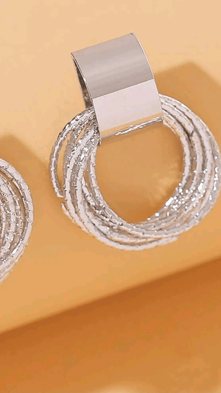 Silver Rings Earring JU0289