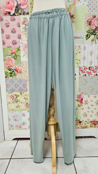 Sage Green 3-Piece Pants Set SZ032