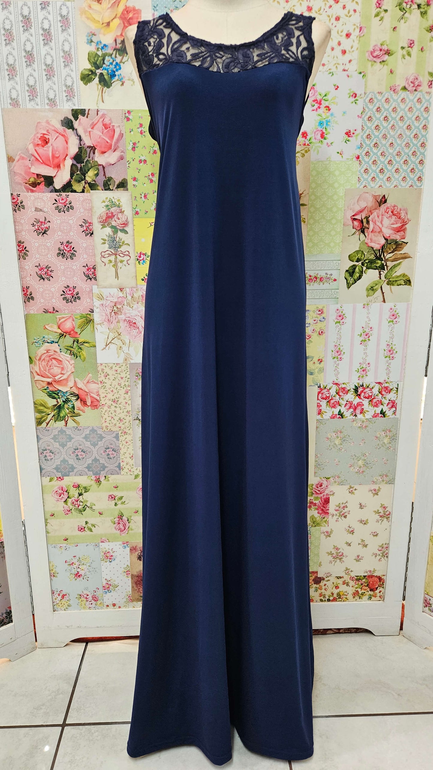 Navy Blue 2-Piece Dress Set SH045