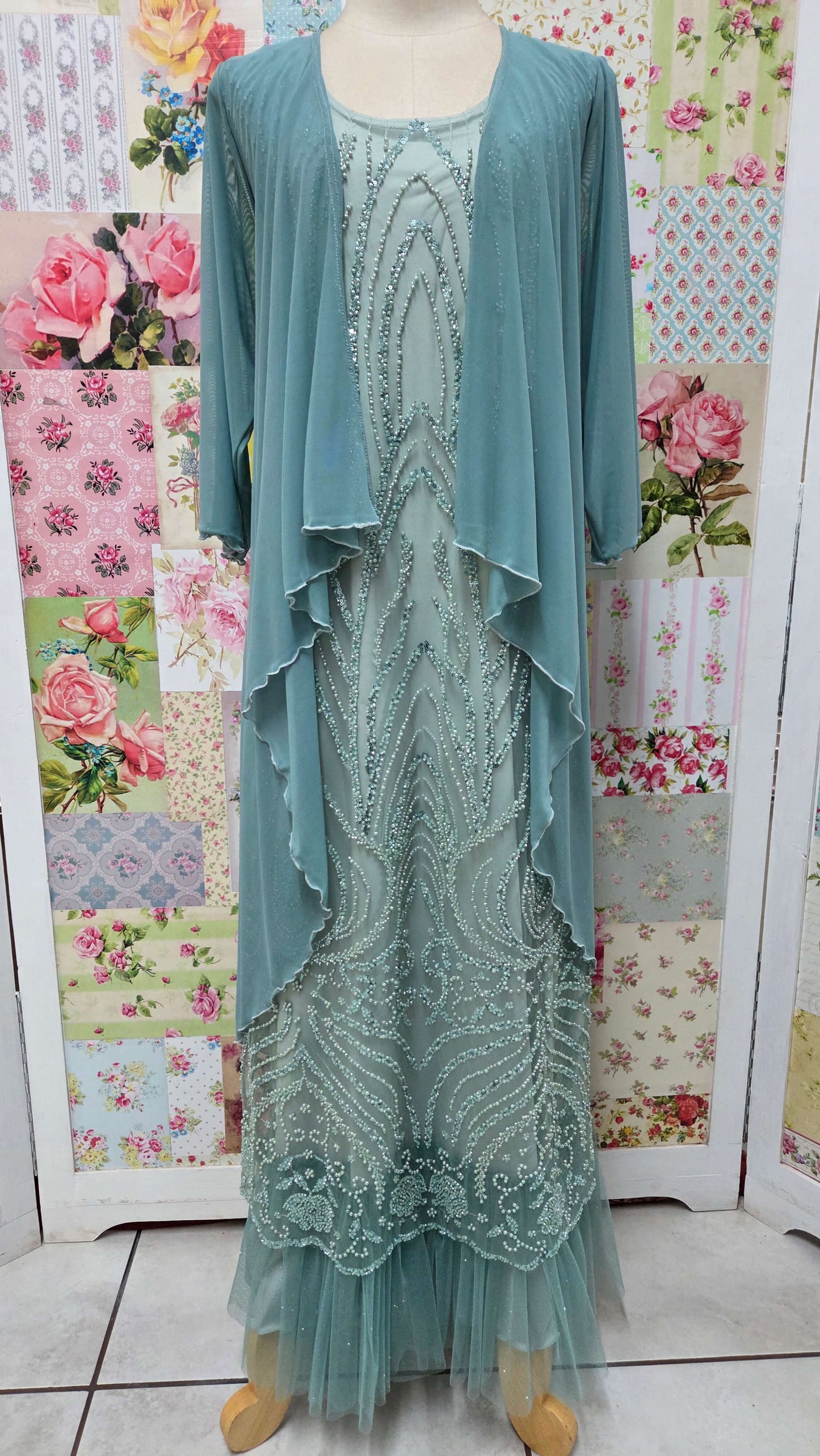 Duck Egg Blue Dress Set LR0677