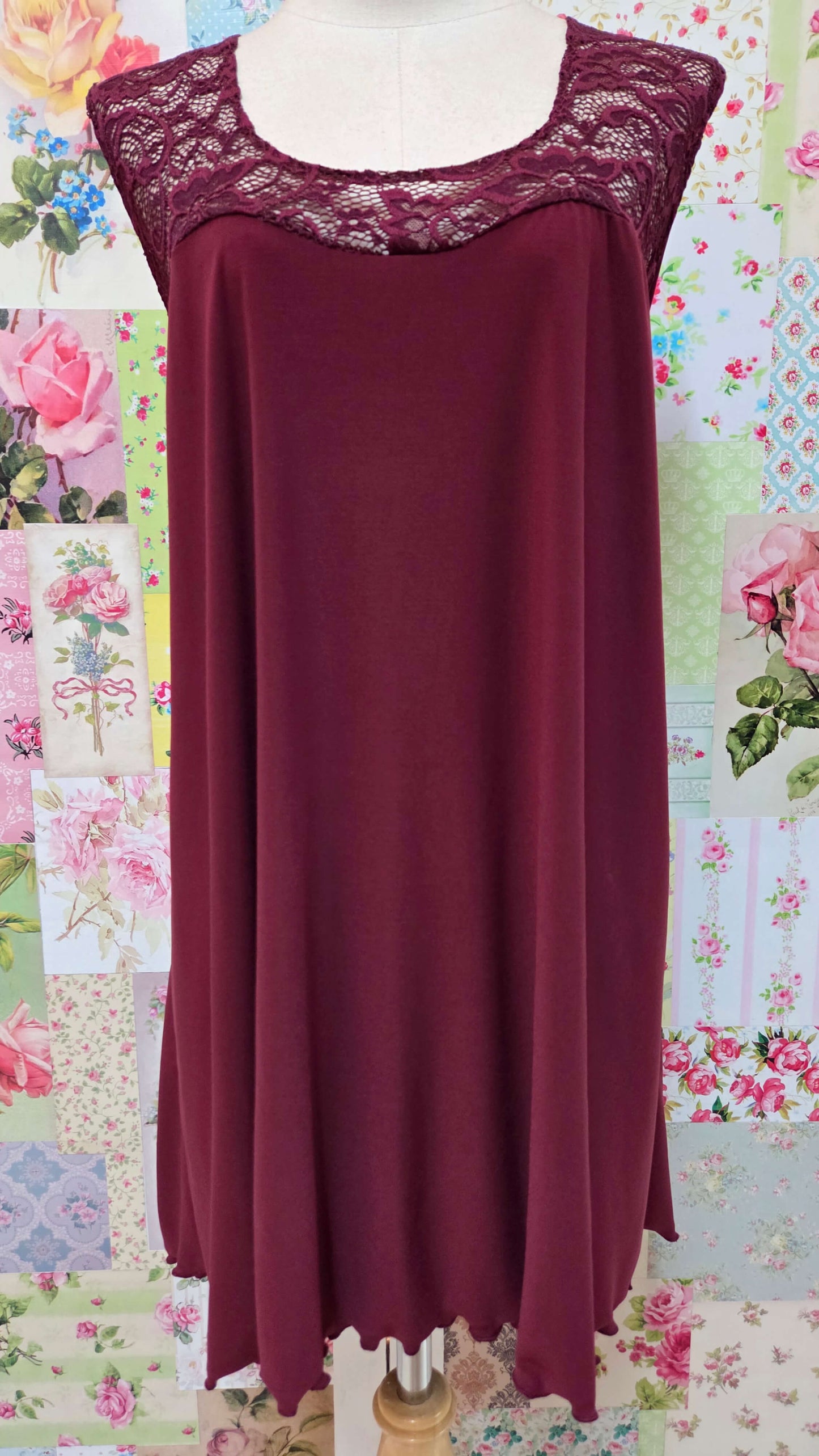 Burgundy 3-Piece Pants Set LR0478