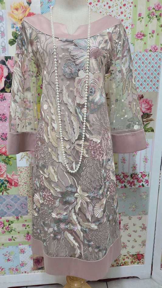 Blush Pink 2-Piece Dress Set NA014