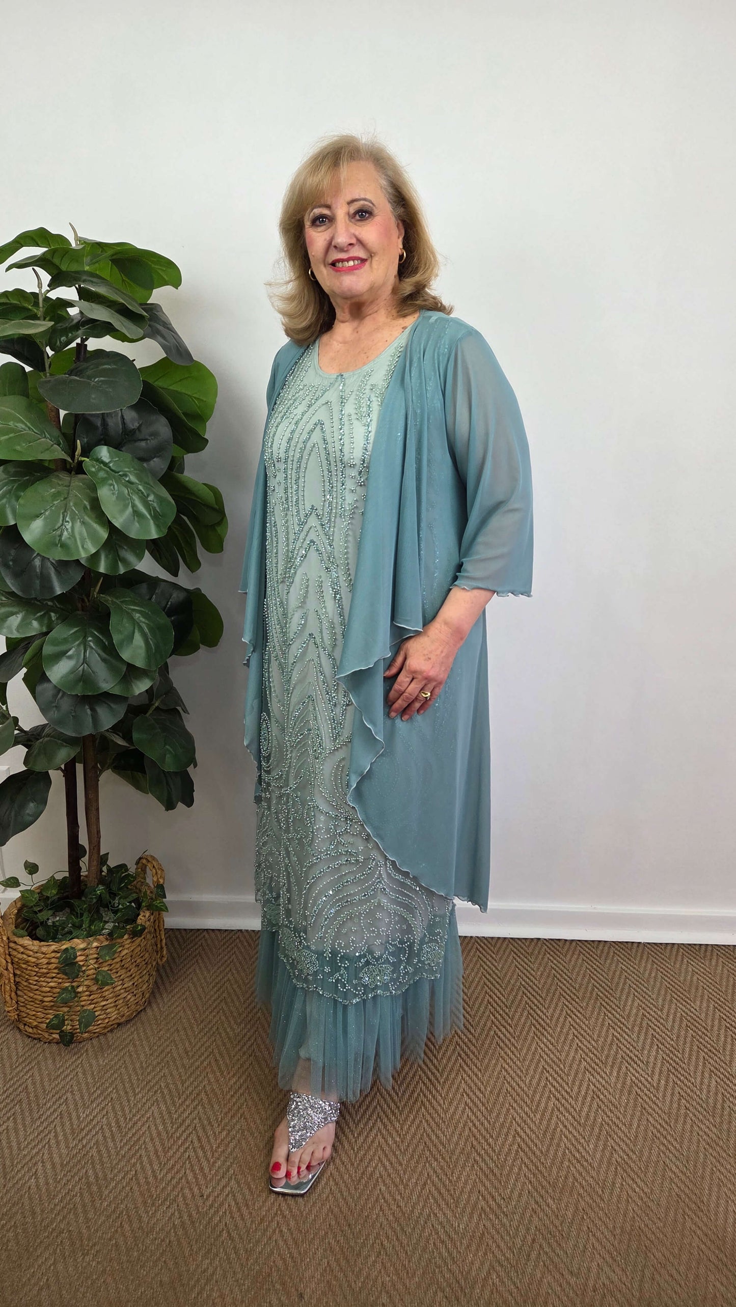 Duck Egg Blue Dress Set LR0677