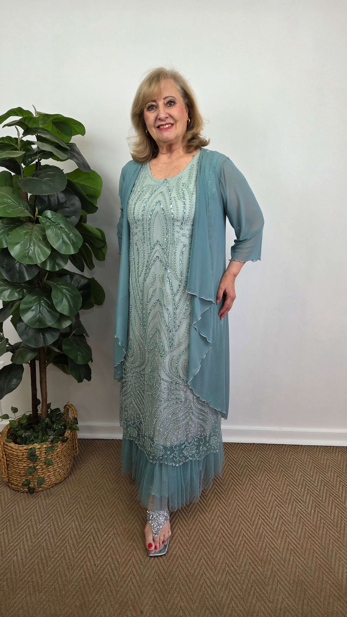 Duck Egg Blue Dress Set LR0677