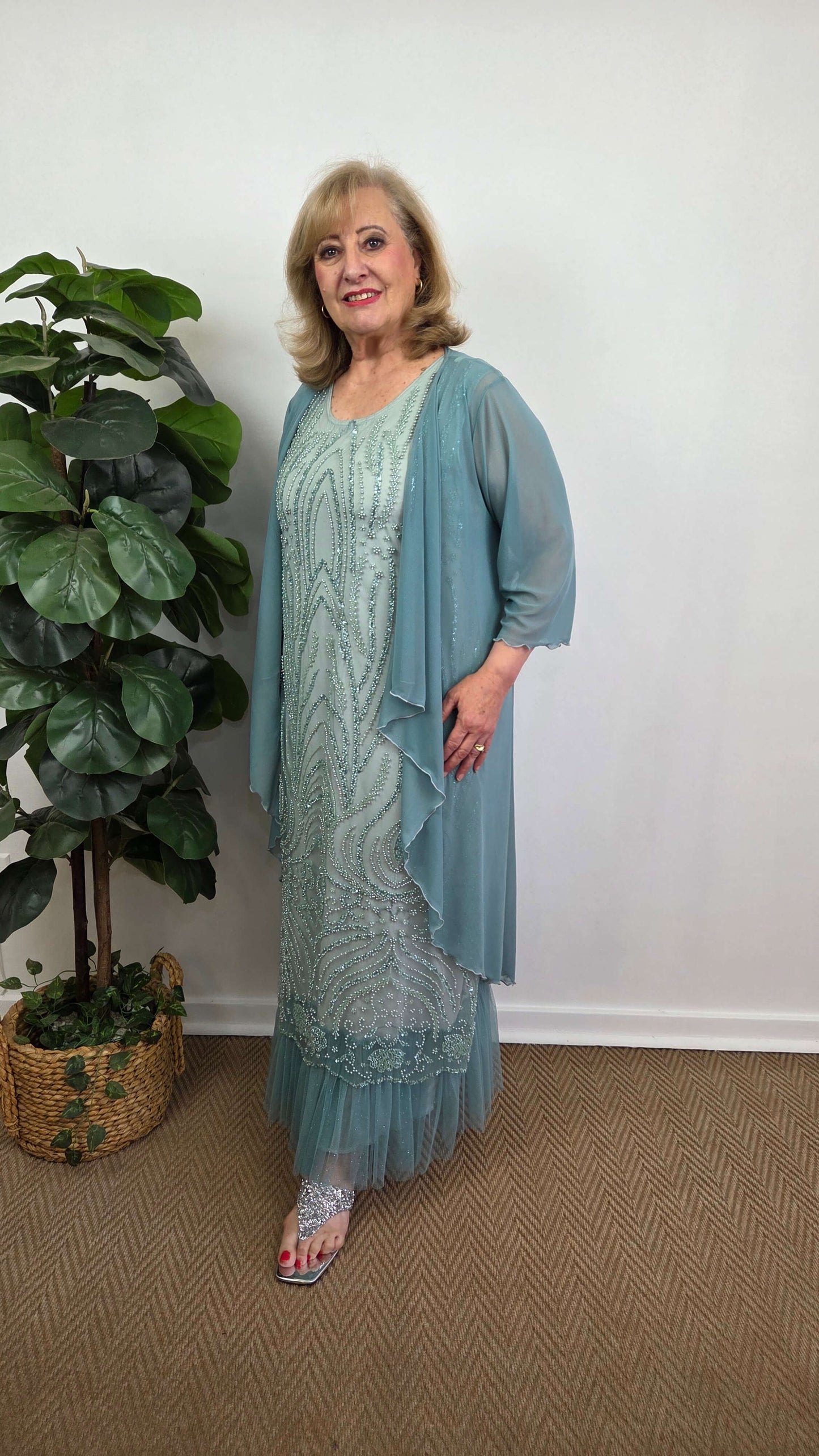 Duck Egg Blue Dress Set LR0677