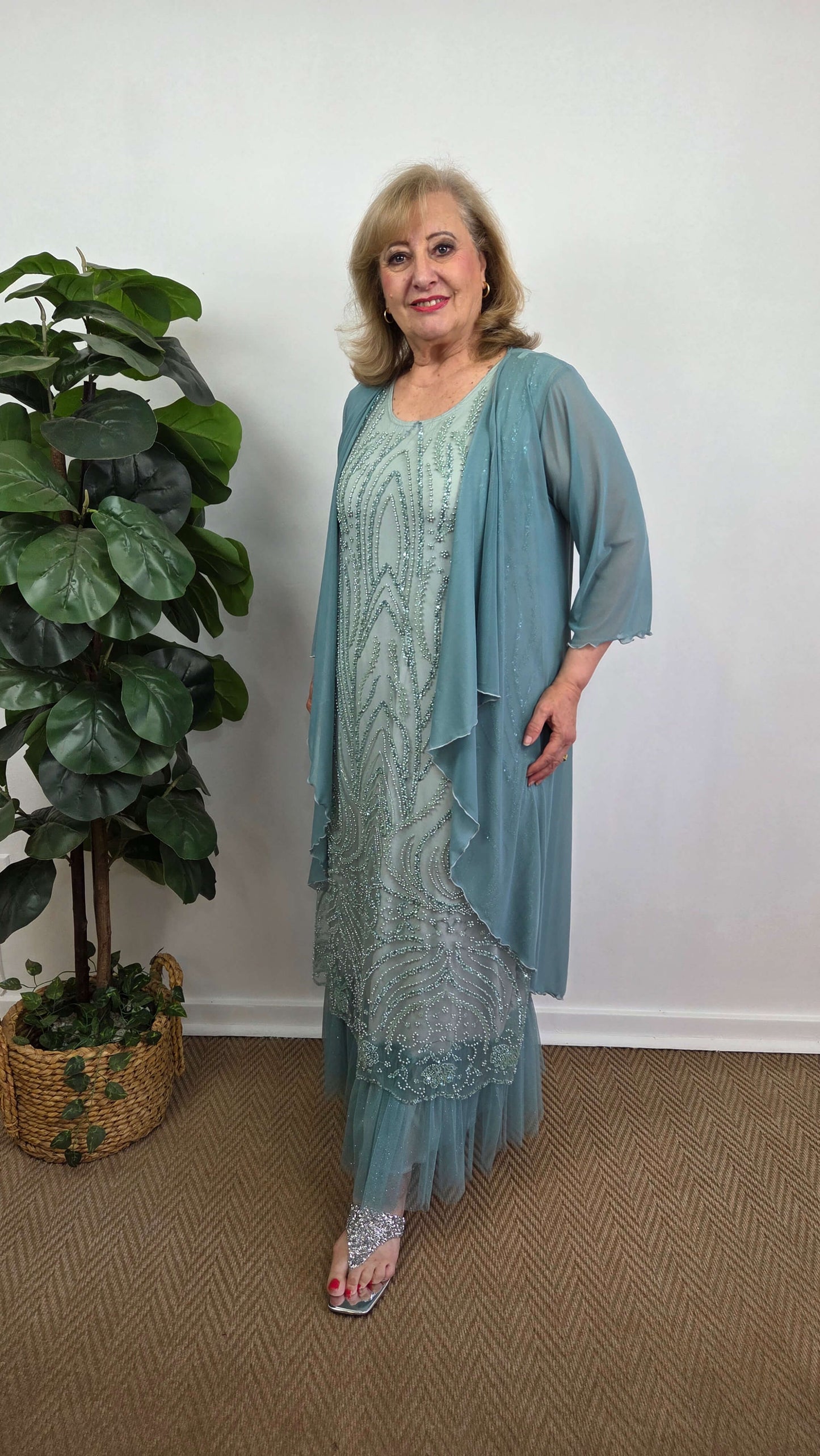 Duck Egg Blue Dress Set LR0677