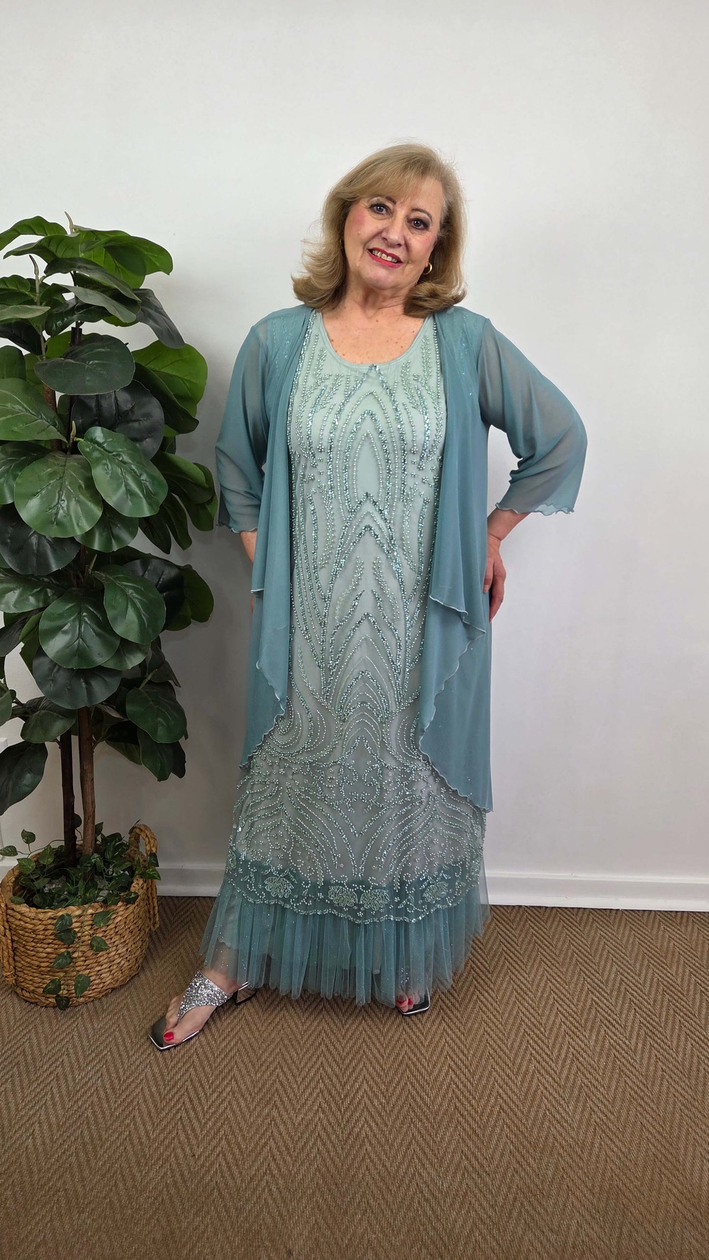 Duck Egg Blue Dress Set LR0677