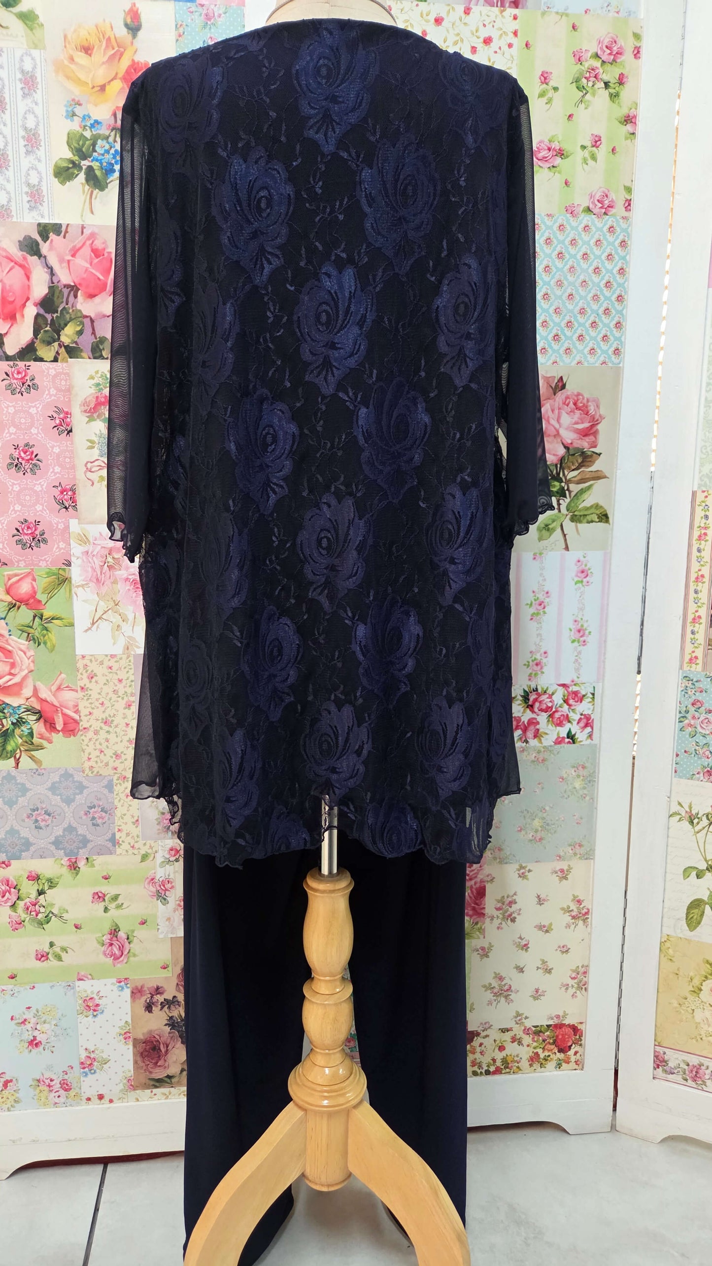 Navy Blue 2-Piece Pants Set LR0632