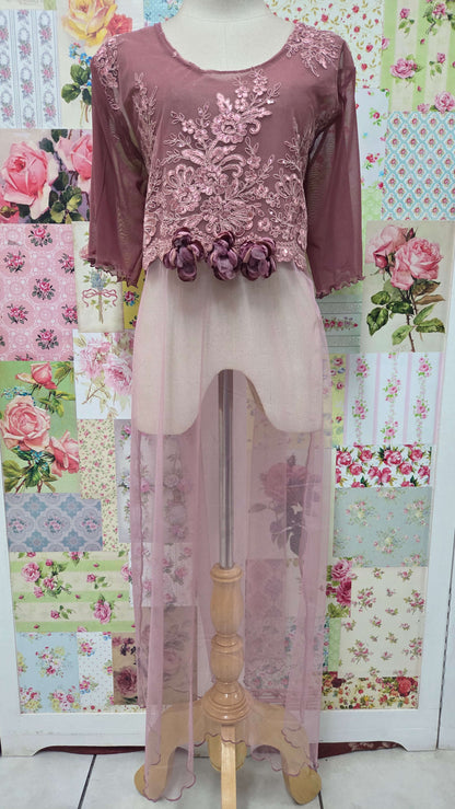 Dusty Pink Dress LR0607