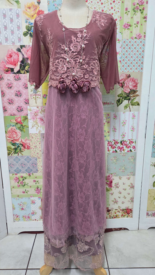 Dusty Pink Dress LR0607