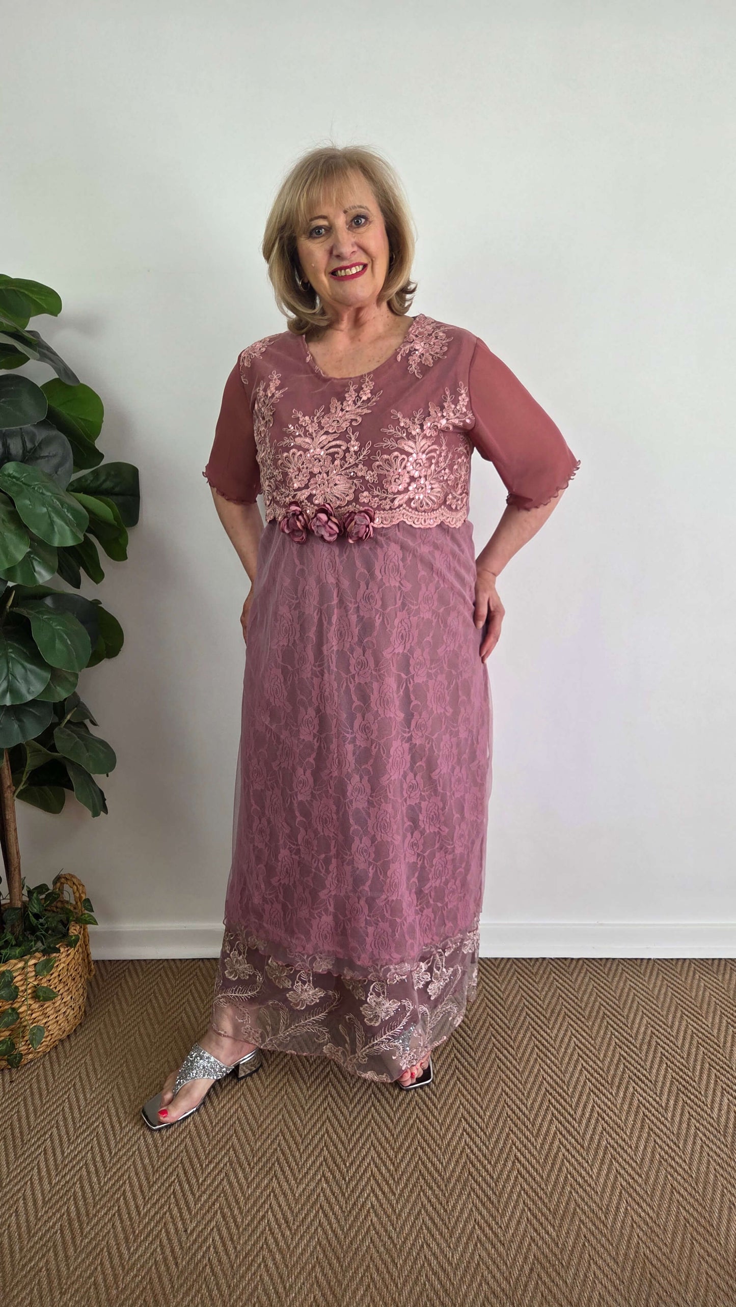 Dusty Pink Dress LR0607