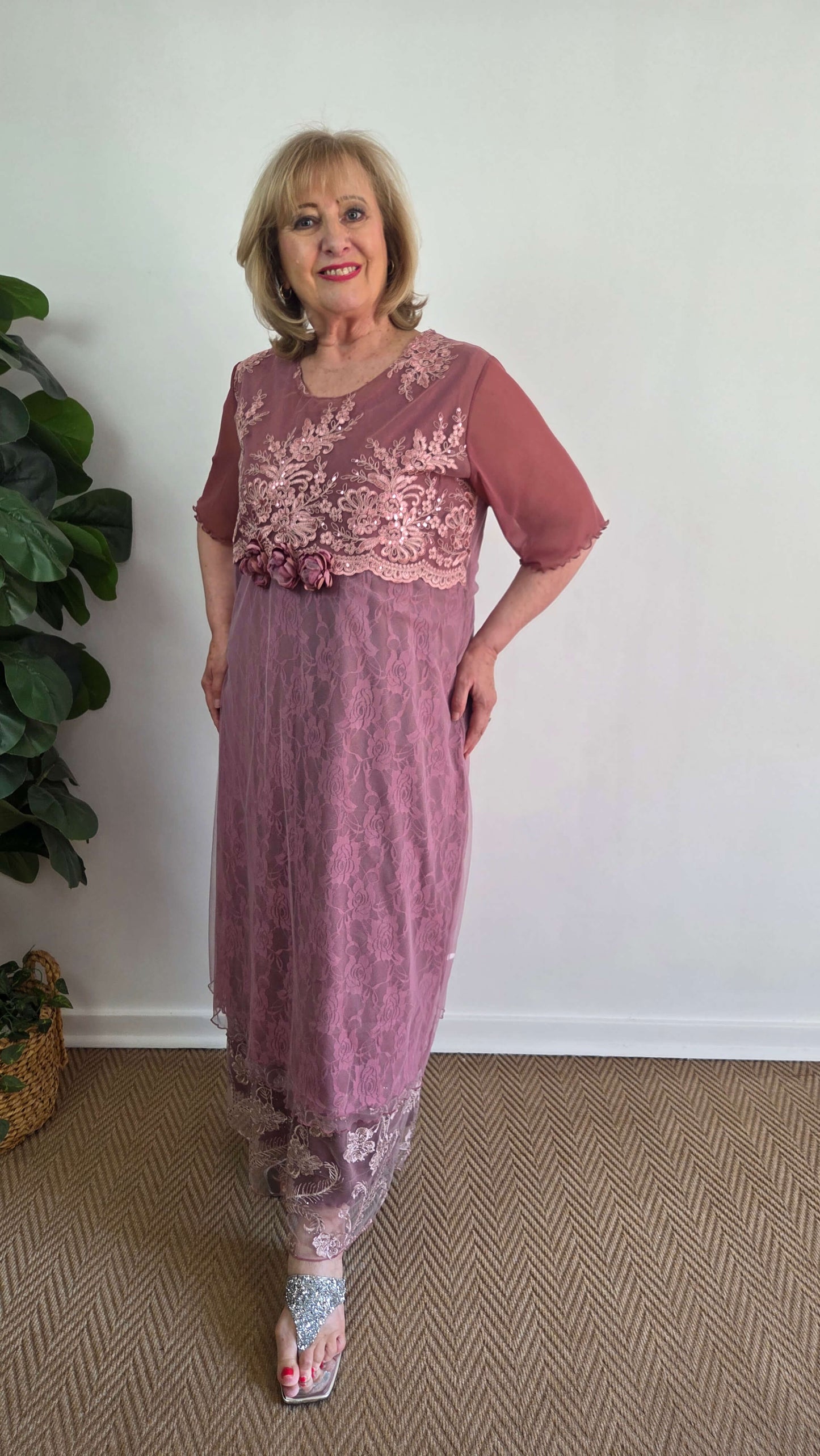 Dusty Pink Dress LR0607