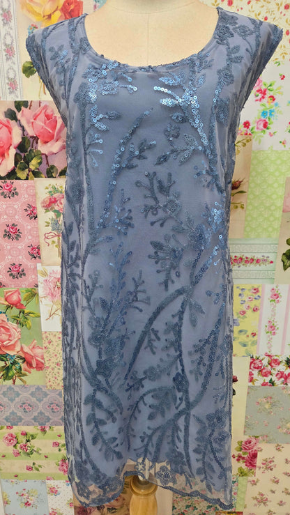 Dusty Blue 3-Piece Pants Set LR097