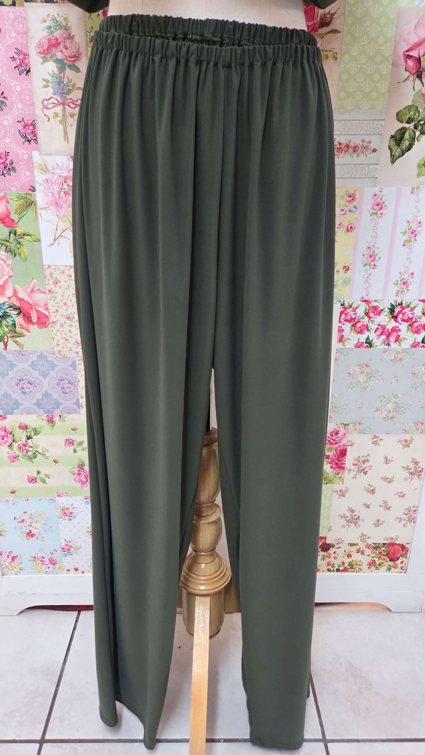 Olive Green Pants Set LR0676