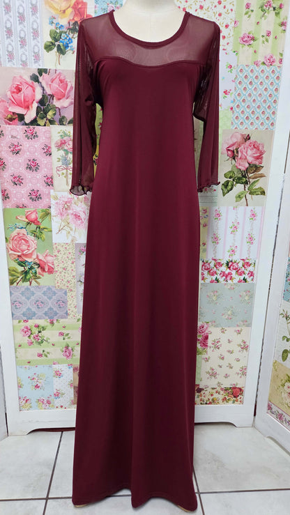 Maroon 2-Piece Dress Set SH061