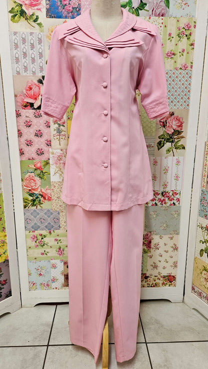 Soft Pink 2-Piece Pants Set YO025