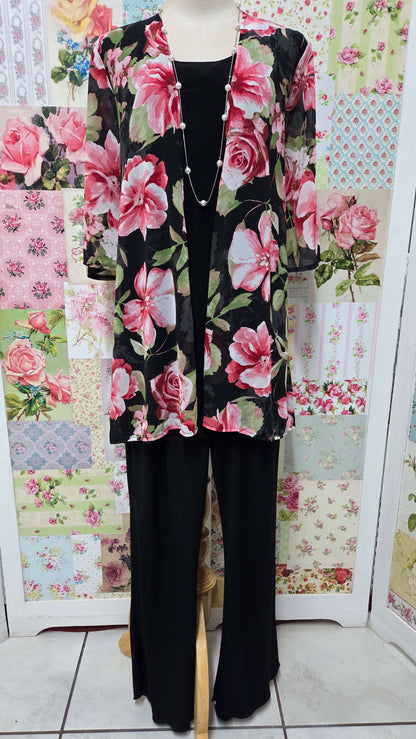 Black Printed Jacket BT0190
