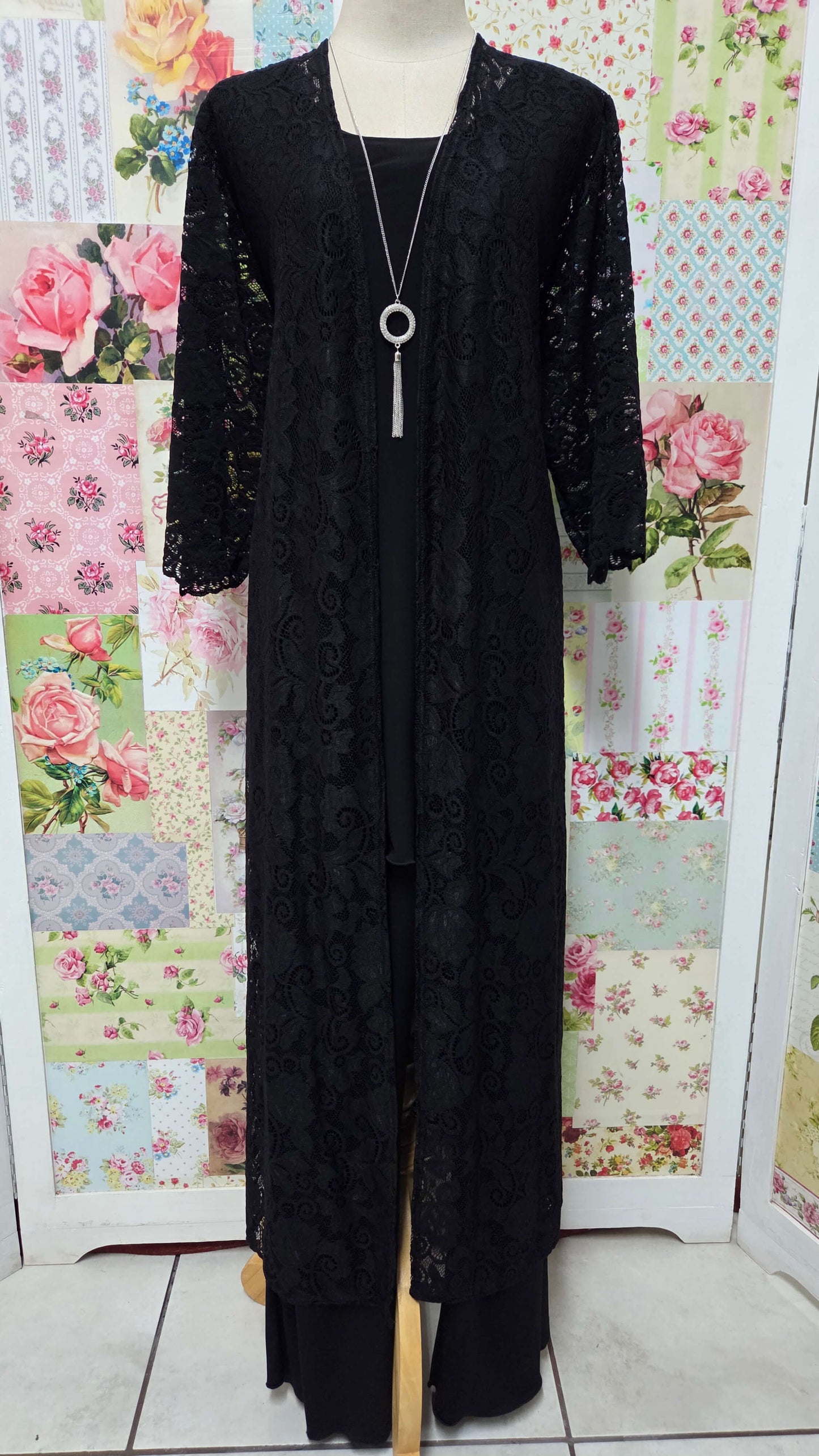 Black Lace Jacket LR0643