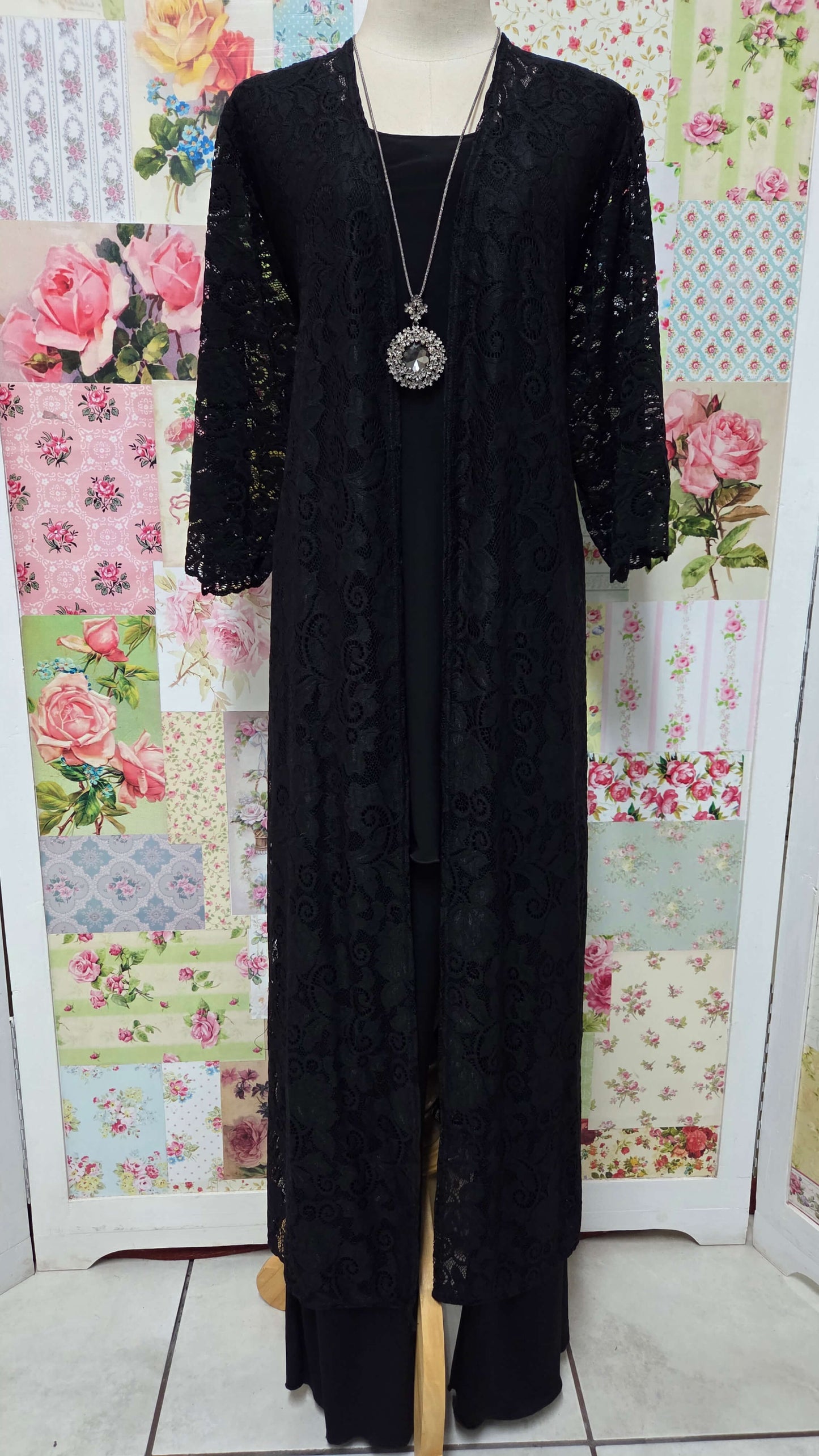 Black Lace Jacket LR0643