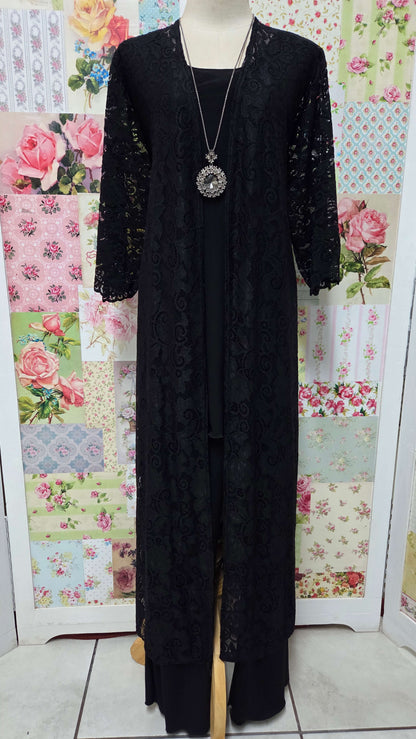 Black Lace Jacket LR0643