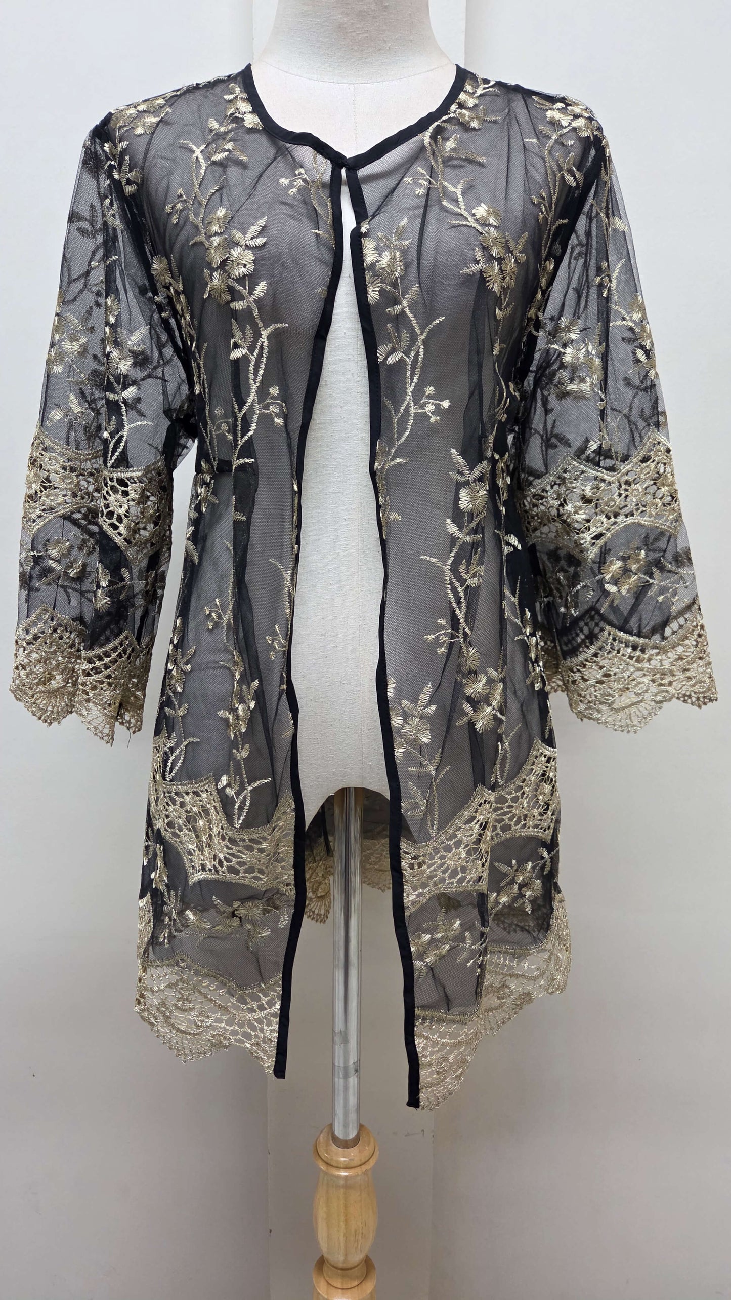 Black & Gold Top BT0192