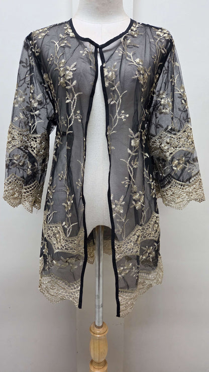 Black & Gold Top BT0192