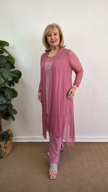 Rose Pink 3-Piece Pants SH087