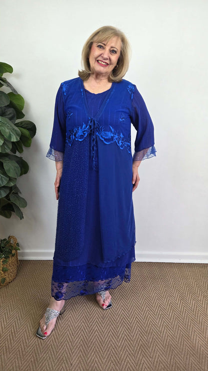 Royal Blue Dress LR0568