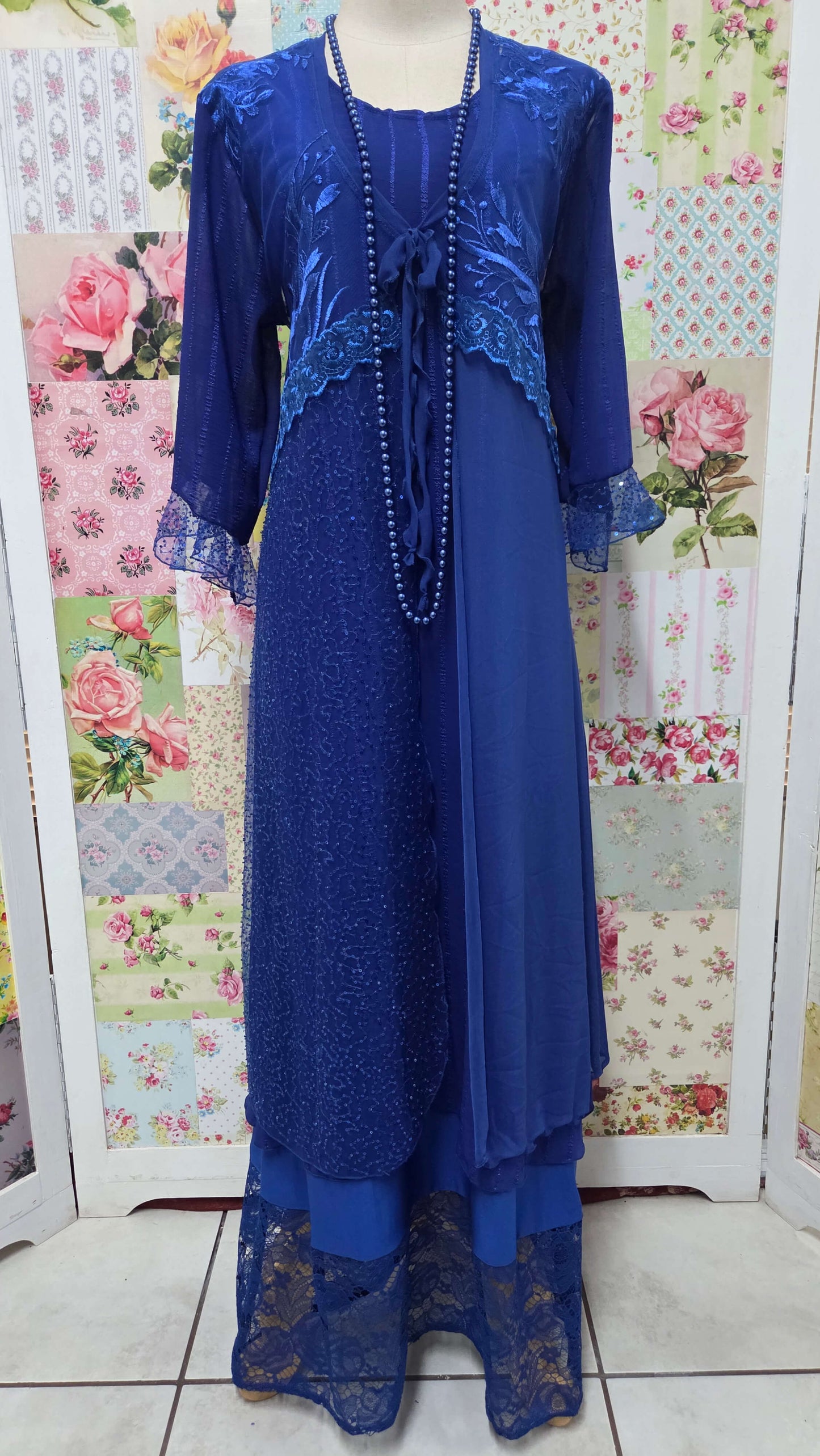 Royal Blue Dress LR0568