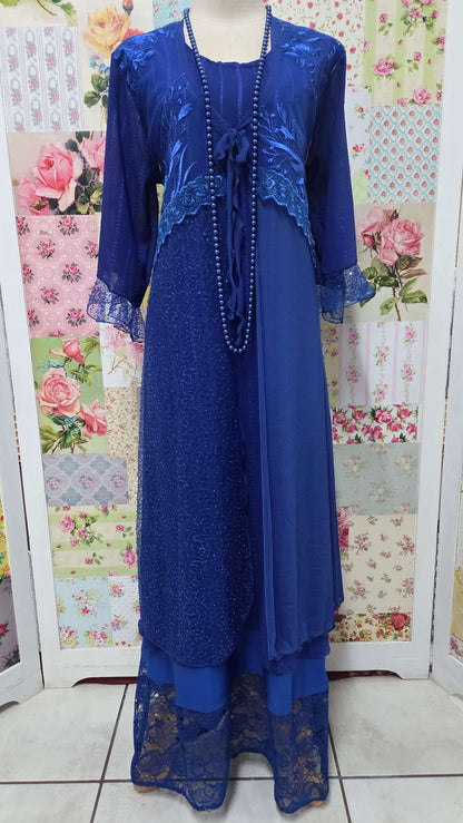 Royal Blue Dress LR0568