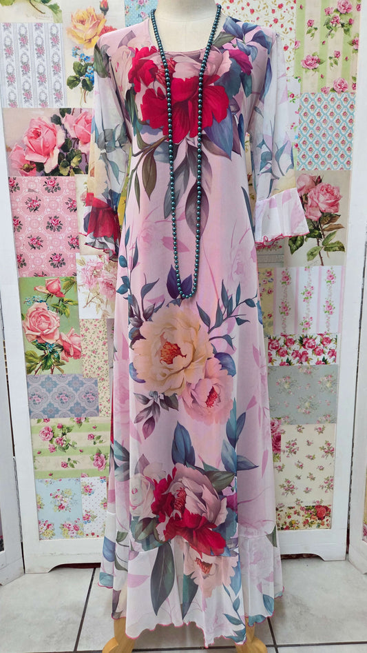 Flower Printed Dress LR0639