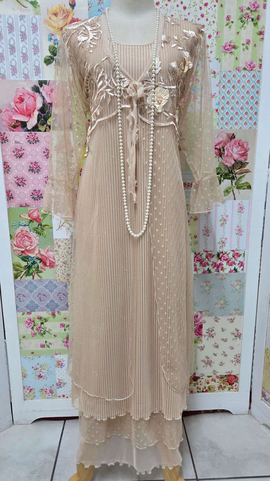 Champagne 3-Piece Dress Set LR084