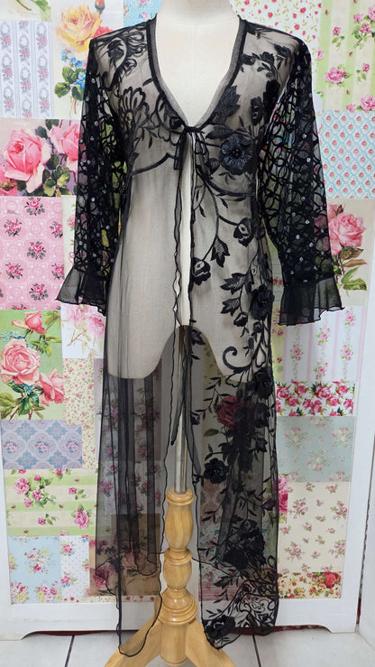 Black 3-Piece Lace Dress Set LR0695