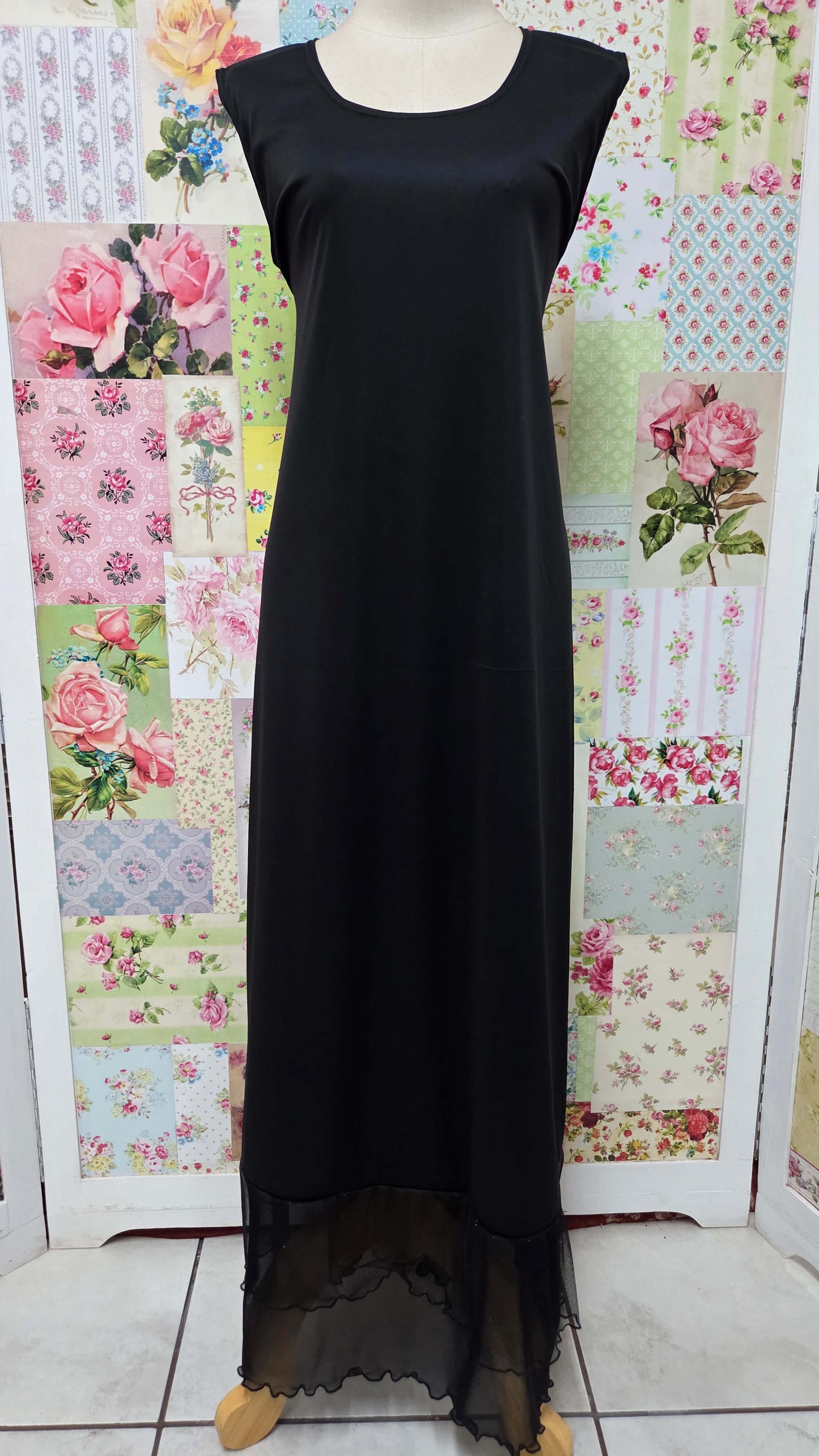 Black 3-Piece Lace Dress Set LR0695