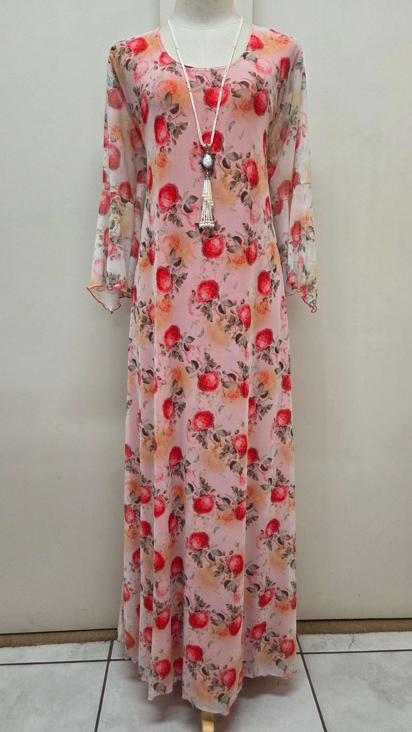 Floral Printed Dress LR0517