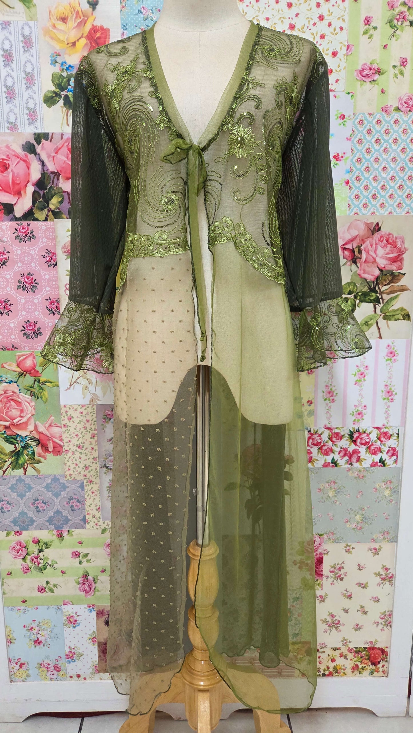 Olive Green Dress Set LR0700
