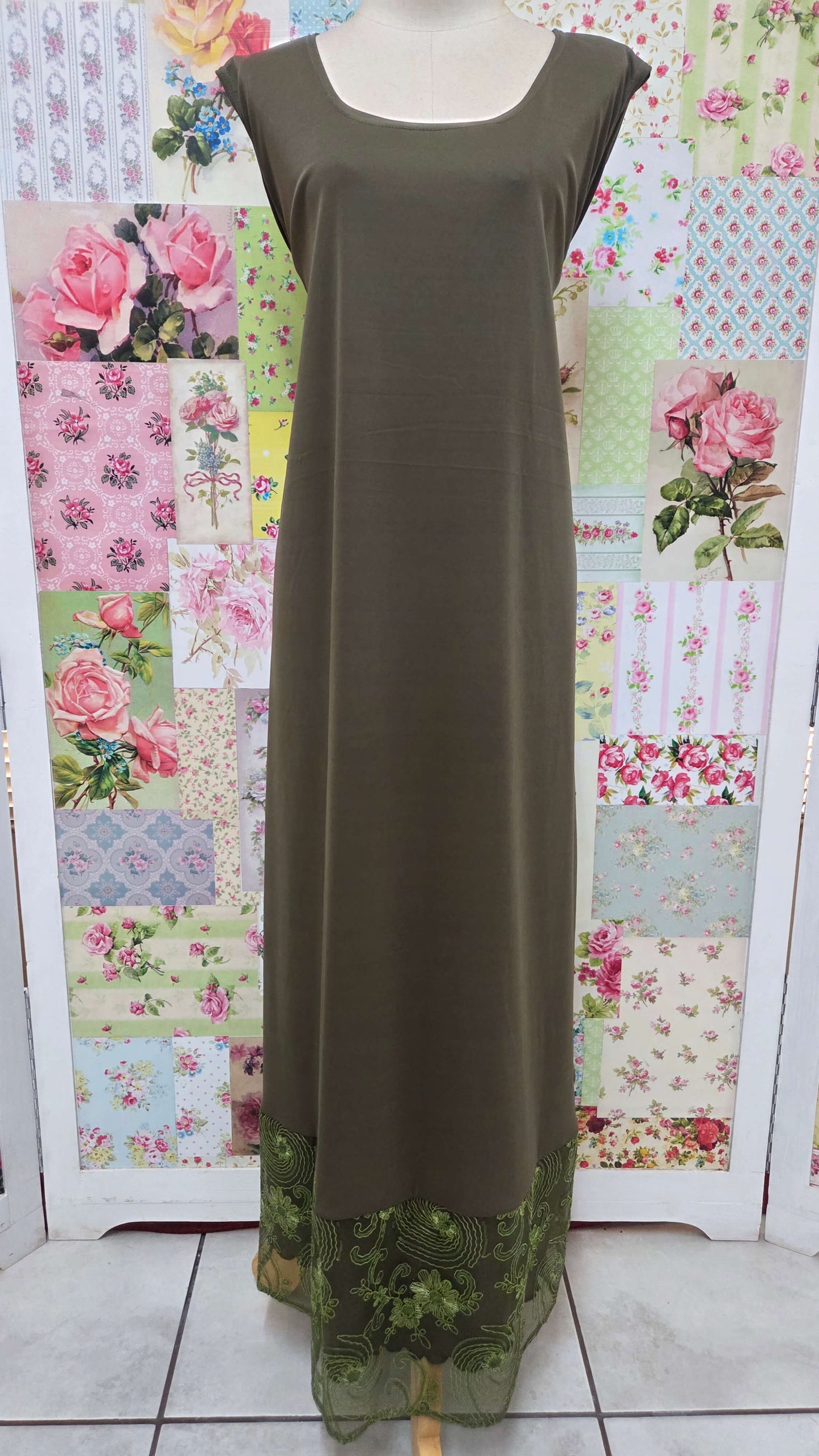 Olive Green Dress Set LR0700