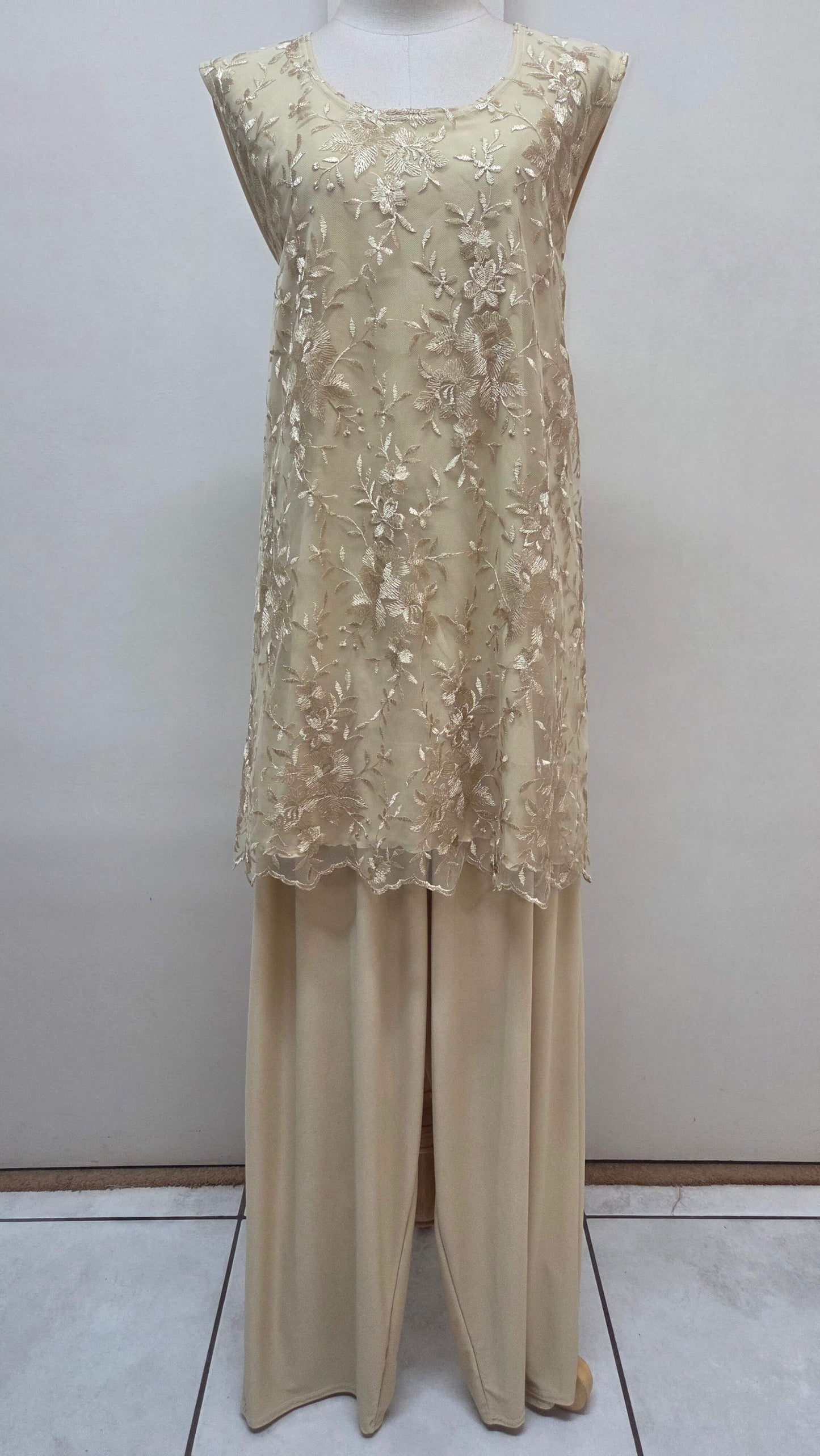 Champagne 3_Piece Pants Set LR0595